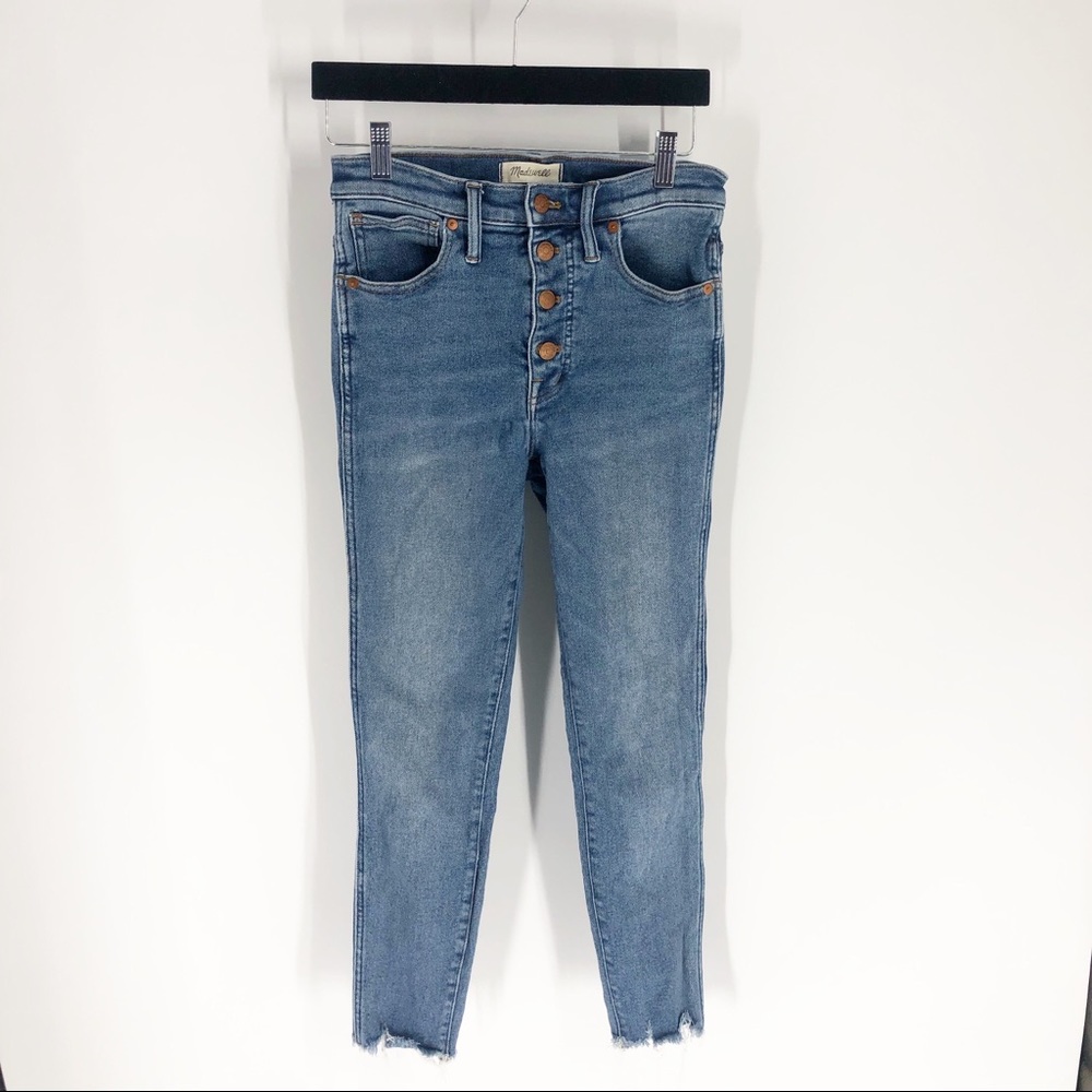 Madewell 10” High Rise Skinny Button Fly Sz 26 - Picture 6 of 7